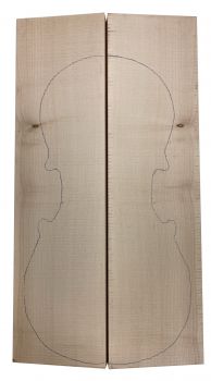 Set Back, Sides + Neck Curly Maple for Cello A
